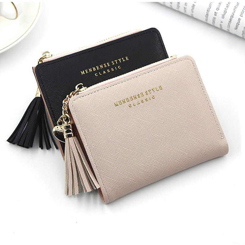 Chic Compact Mini Wallet – Stylish & Practical PU Leather Purse-Dark Pink-1-State of Style