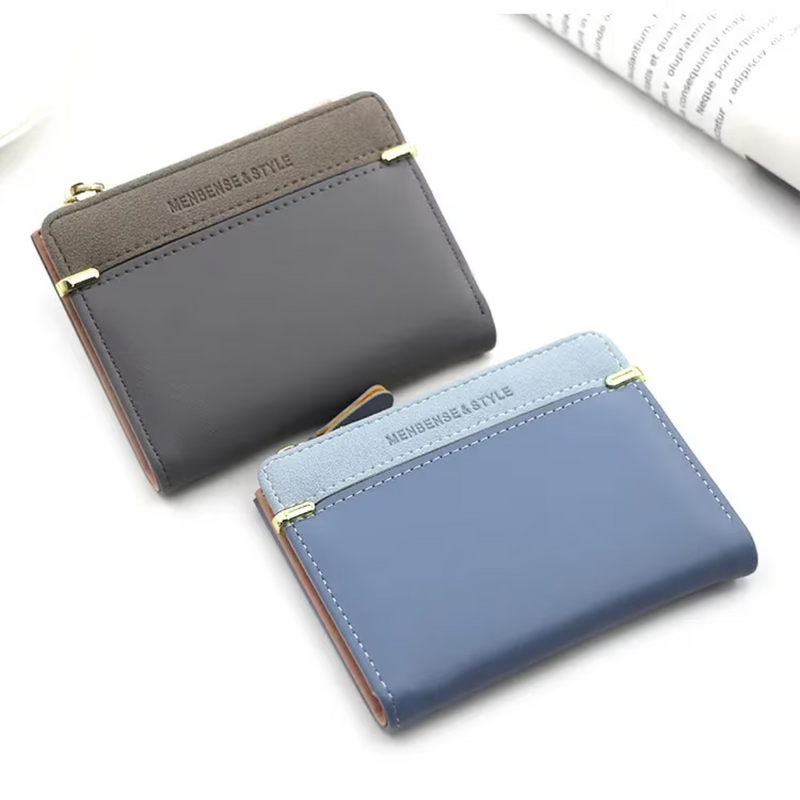 Chic Compact Mini Wallet – Stylish & Practical PU Leather Purse-Dark Pink-1-State of Style