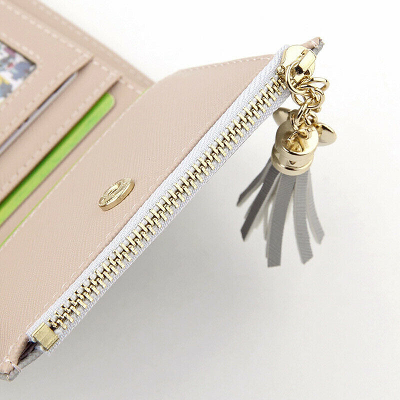 Chic Compact Mini Wallet – Stylish & Practical PU Leather Purse-Dark Pink-1-State of Style