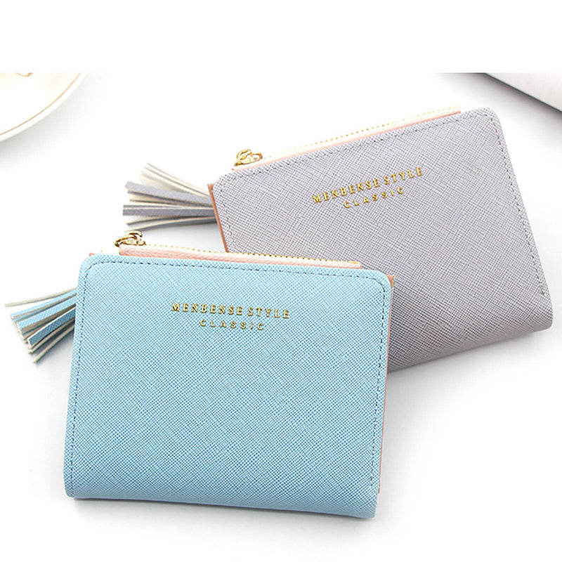 Chic Compact Mini Wallet – Stylish & Practical PU Leather Purse-Dark Pink-1-State of Style