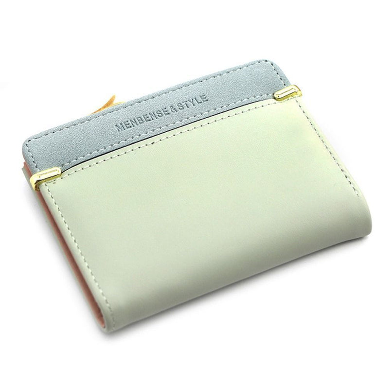 Chic Compact Mini Wallet – Stylish & Practical PU Leather Purse-Green-1-State of Style