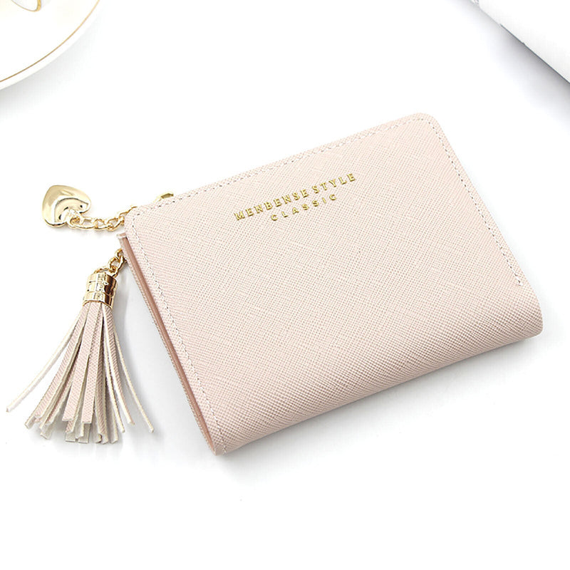 Chic Compact Mini Wallet – Stylish & Practical PU Leather Purse-Pink-2-State of Style
