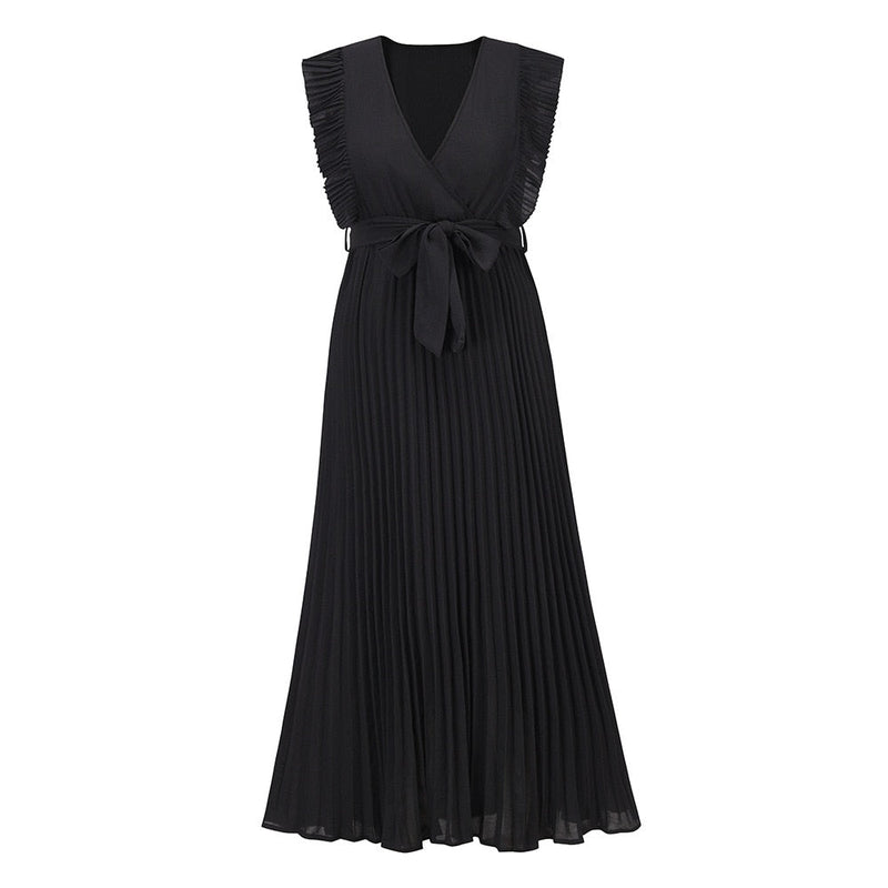 Chic Hattie's Dress | Butterfly Dress for Women-Black-S-State of Style
