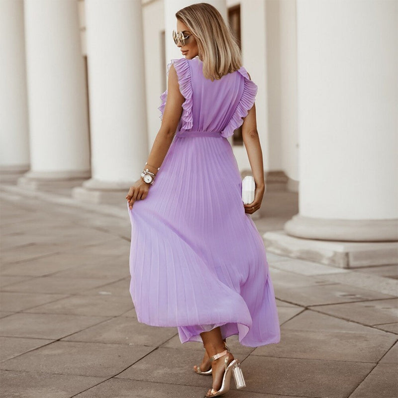 Chic Hattie's Dress | Butterfly Dress for Women-Blue-S-State of Style