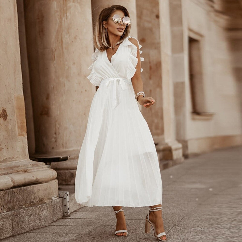 Chic Hattie's Dress | Butterfly Dress for Women-Blue-S-State of Style