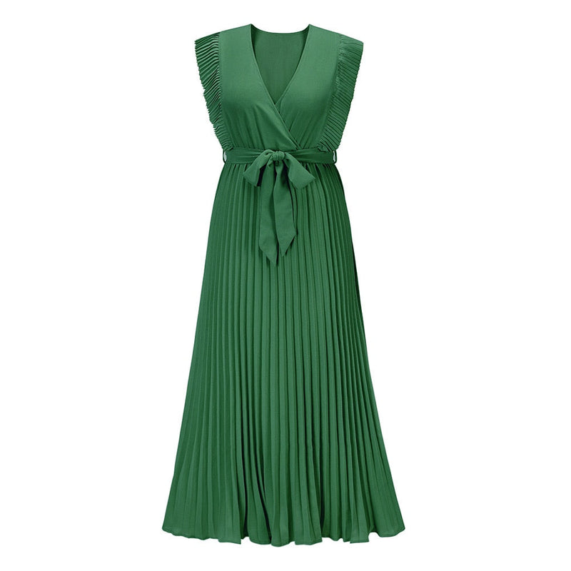 Chic Hattie's Dress | Butterfly Dress for Women-Green-S-State of Style