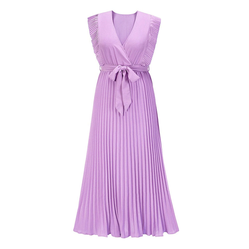 Chic Hattie's Dress | Butterfly Dress for Women-Purple-S-State of Style
