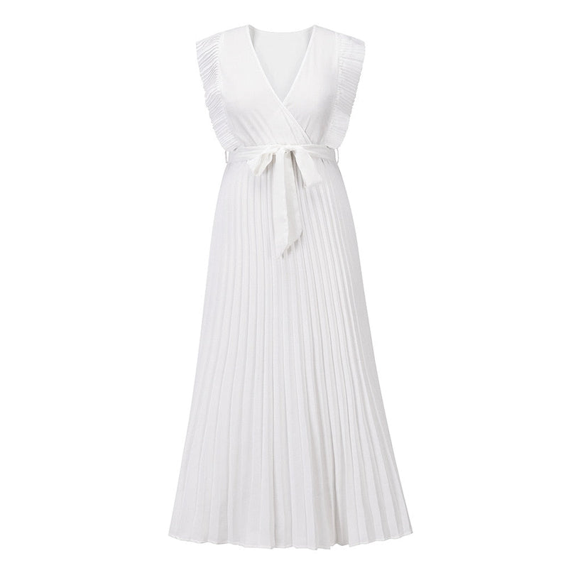 Chic Hattie's Dress | Butterfly Dress for Women-White-S-State of Style