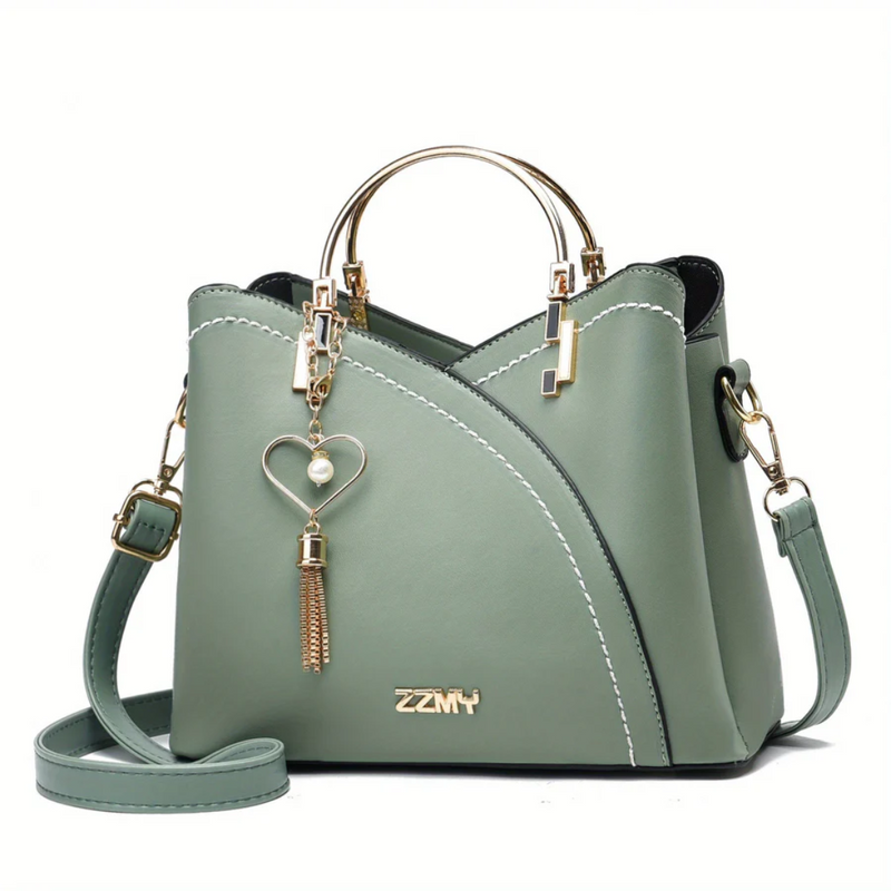 Chic Ladies Handbag - LuxeGrace-Green-State of Style