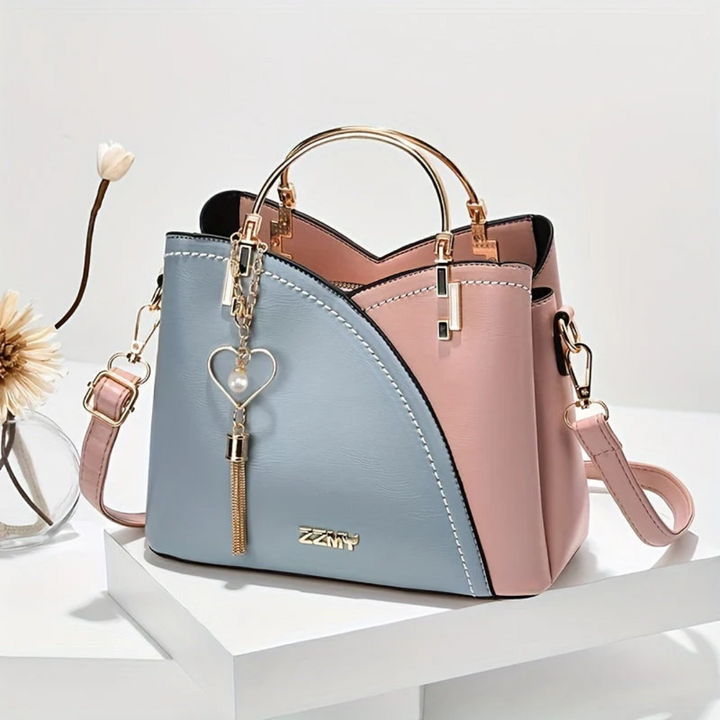 Chic Ladies Handbag - LuxeGrace-Light Blue-State of Style