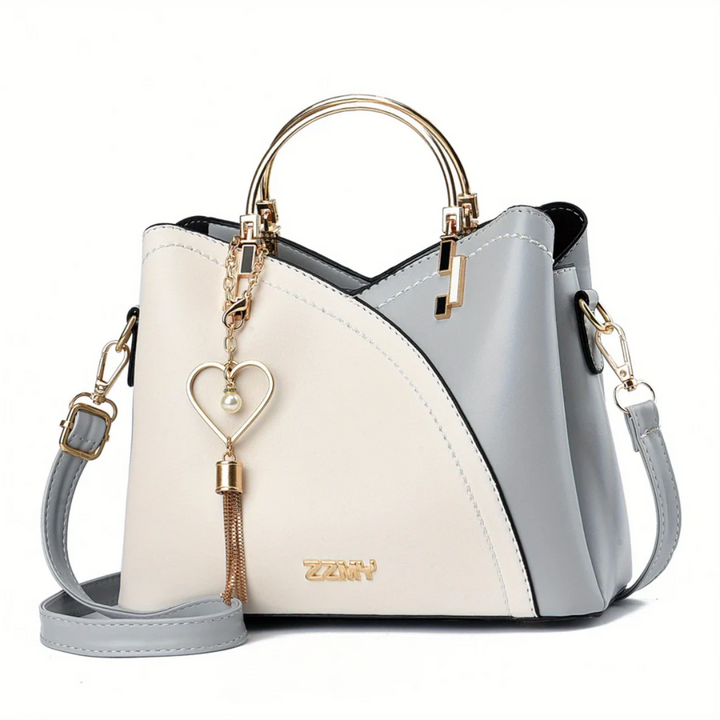 Chic Ladies Handbag - LuxeGrace-Light Grey-State of Style