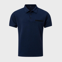 Chic Men's Polo Shirt - Classic Elegance-Black-S-State of Style