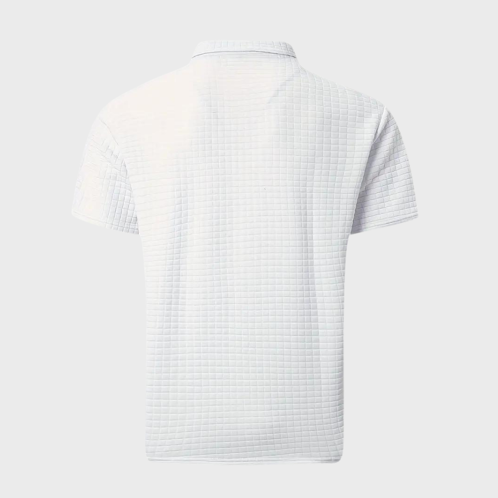 Chic Men's Polo Shirt - Classic Elegance-Black-S-State of Style