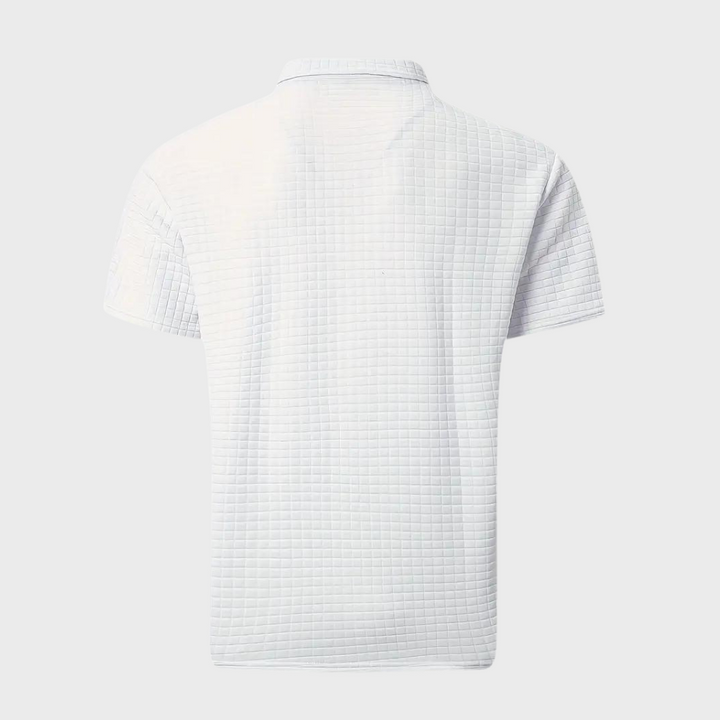Chic Men's Polo Shirt - Classic Elegance-Black-S-State of Style