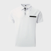 Chic Men's Polo Shirt - Classic Elegance-Black-S-State of Style