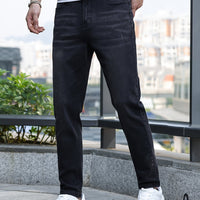 Chic Men's Streetwear Stretch Trousers - Milan-S-Black-State of Style