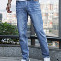 Chic Men's Streetwear Stretch Trousers - Milan-S-Light Blue-State of Style