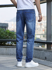Chic Men's Streetwear Stretch Trousers - Milan-S-Light Blue-State of Style