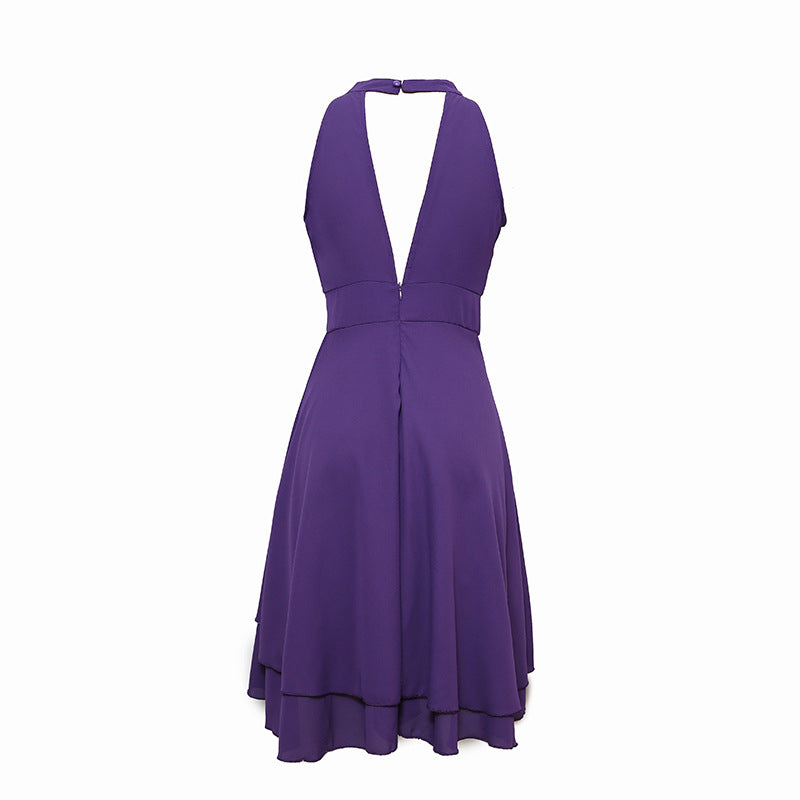 Chic Smart Dress-Black-S-State of Style