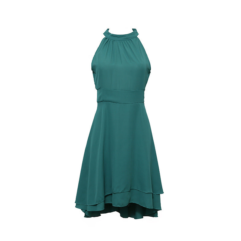 Chic Smart Dress-Black-S-State of Style