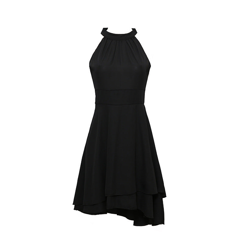 Chic Smart Dress-Black-S-State of Style