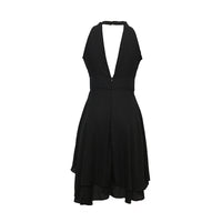 Chic Smart Dress-Black-S-State of Style