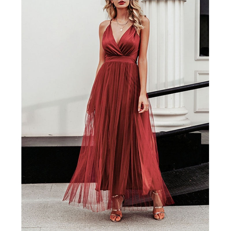Chic Summer Dress | Elegant & Comfortable for Women-Wine Red-S-State of Style