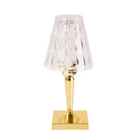 Chic Table Lamp with Crystal Design - CrystalLuxe-Gold-State of Style