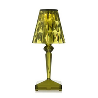 Chic Table Lamp with Crystal Design - CrystalLuxe-Green-State of Style