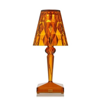 Chic Table Lamp with Crystal Design - CrystalLuxe-Orange-State of Style