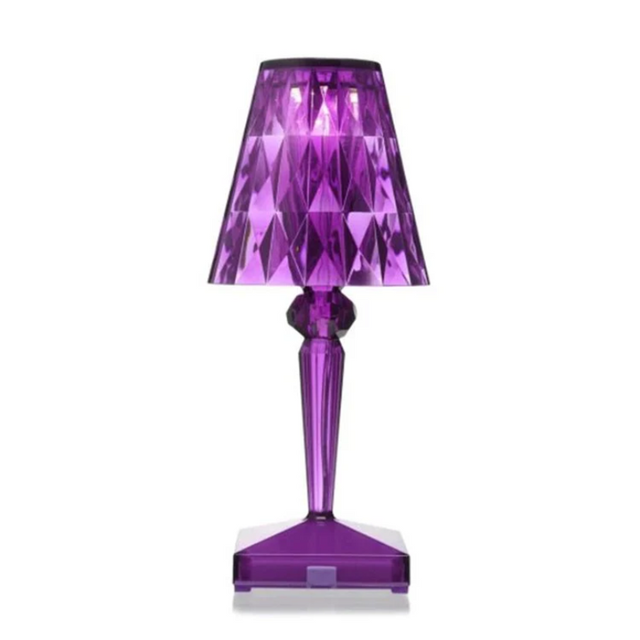 Chic Table Lamp with Crystal Design - CrystalLuxe-Transparent-State of Style