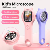 Child-friendly Digital Microscope – Zoomi-Pink-State of Style