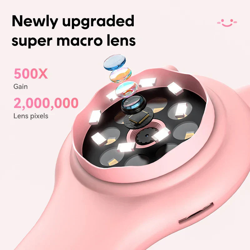 Child-friendly Digital Microscope – Zoomi-Pink-State of Style