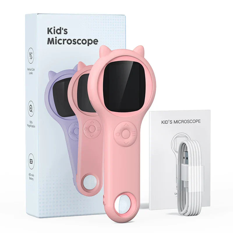 Child-friendly Digital Microscope – Zoomi-Pink-State of Style