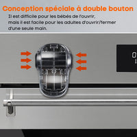 Child Oven Lock - OvenGuard-Black / 2 Pieces-State of Style