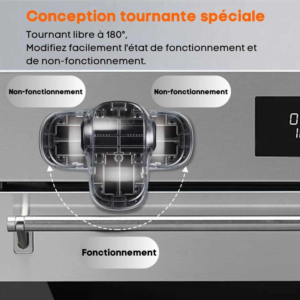 Child Oven Lock - OvenGuard-Black / 2 Pieces-State of Style