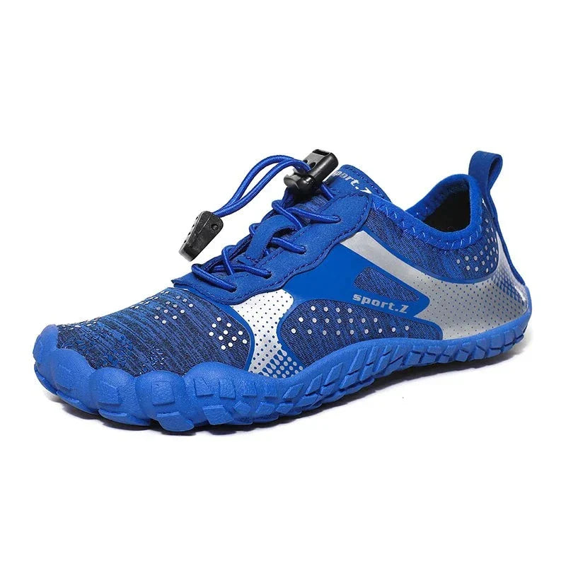 Children's beach shoes with a firm sole & secure fit – WaveTrek-Blue-9-State of Style