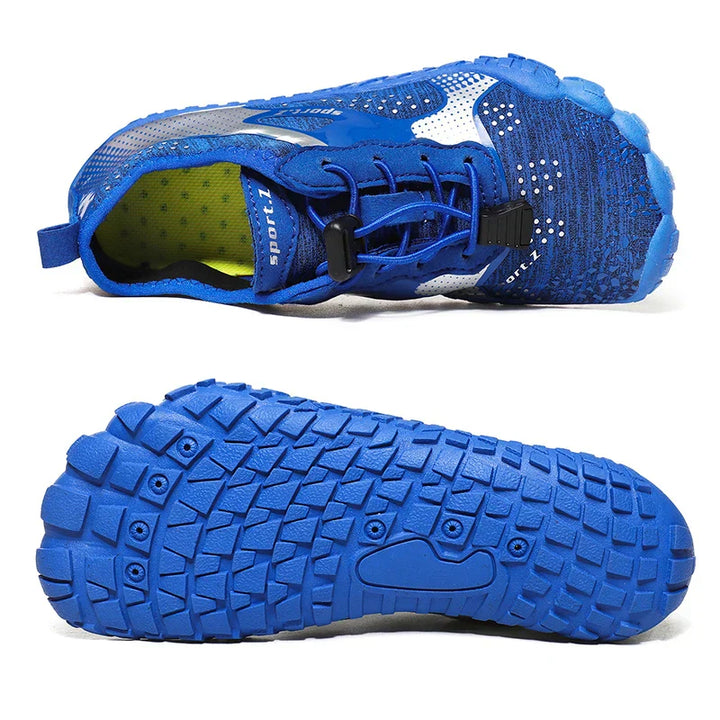 Children's beach shoes with a firm sole & secure fit – WaveTrek-Blue-9-State of Style