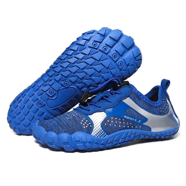 Children's beach shoes with a firm sole & secure fit – WaveTrek-Blue-9-State of Style