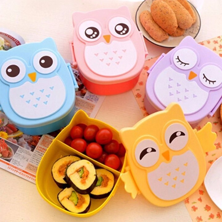 Children’s Lunch Box – OwlLunch-Pink-State of Style