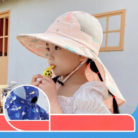 CHILDREN'S SUN HAT WITH UPF 50+ - WIDE BRIM AND ADJUSTABLE CHIN STRAP-Beige-State of Style
