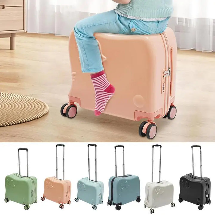 Child's suitcase cartoon elephant – Napoli-Green-State of Style