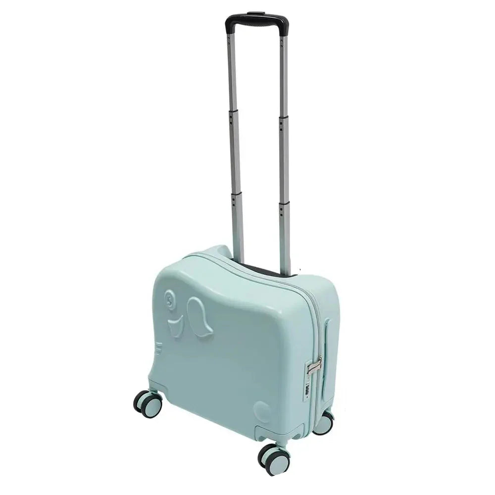 Child's suitcase cartoon elephant – Napoli-Light blue-State of Style