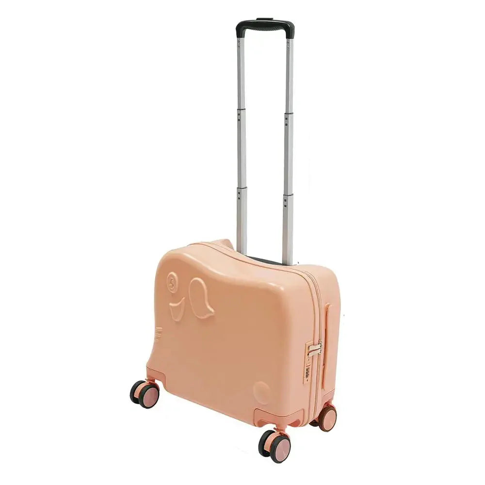 Child's suitcase cartoon elephant – Napoli-Light Pink-State of Style
