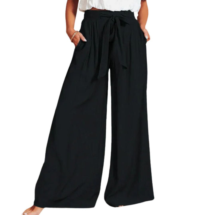 Chloe Linen Pants | Relaxed Fit & Breathable for Summer-Black-XS-State of Style