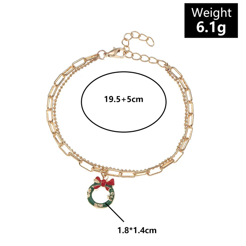 Christmas Charm Bracelet | Festive and Fun Design-SNOWFLAKE-State of Style