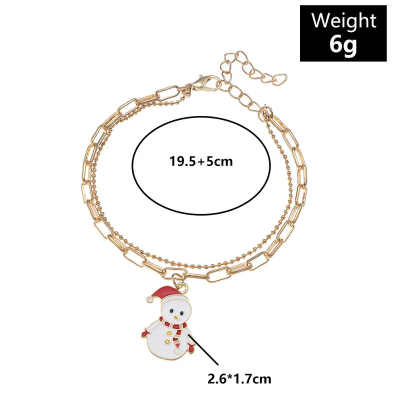 Christmas Charm Bracelet | Festive and Fun Design-SNOWFLAKE-State of Style
