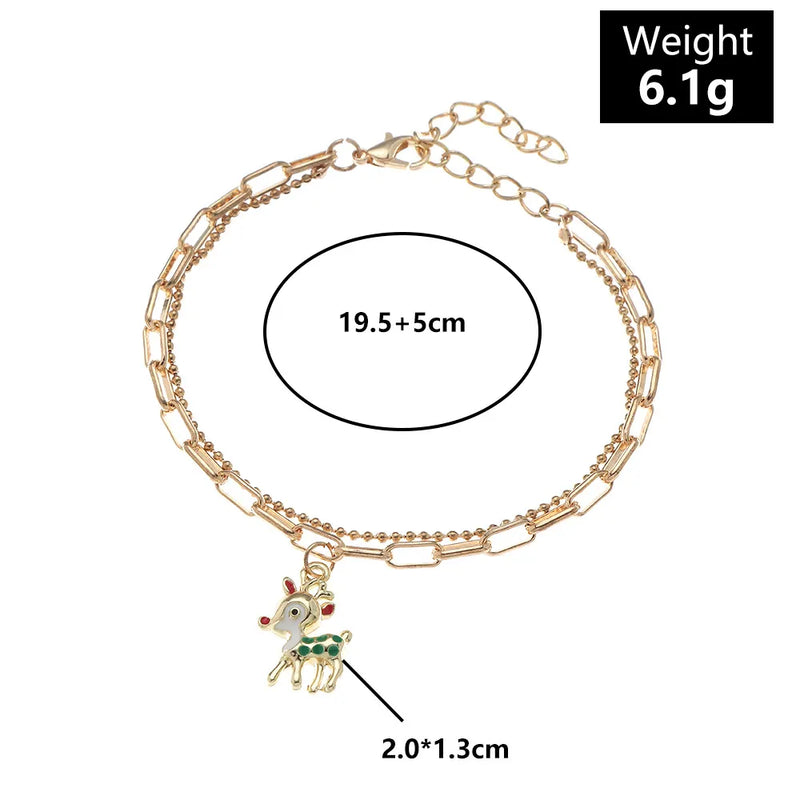 Christmas Charm Bracelet | Festive and Fun Design-SNOWFLAKE-State of Style