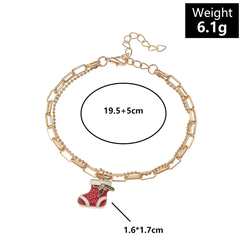 Christmas Charm Bracelet | Festive and Fun Design-SNOWFLAKE-State of Style