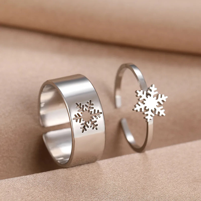 Christmas Snowflake Earrings | Festive Jewellery | Holiday Sparkle-SILVER-State of Style